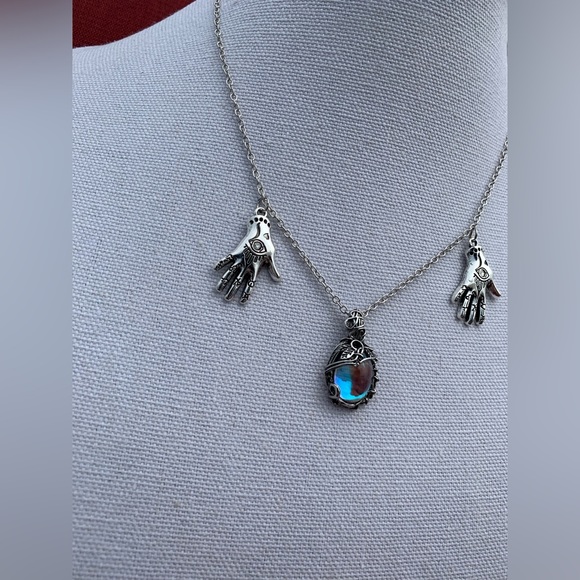 New hand crafted necklace evil eye, protection - Picture 3 of 9